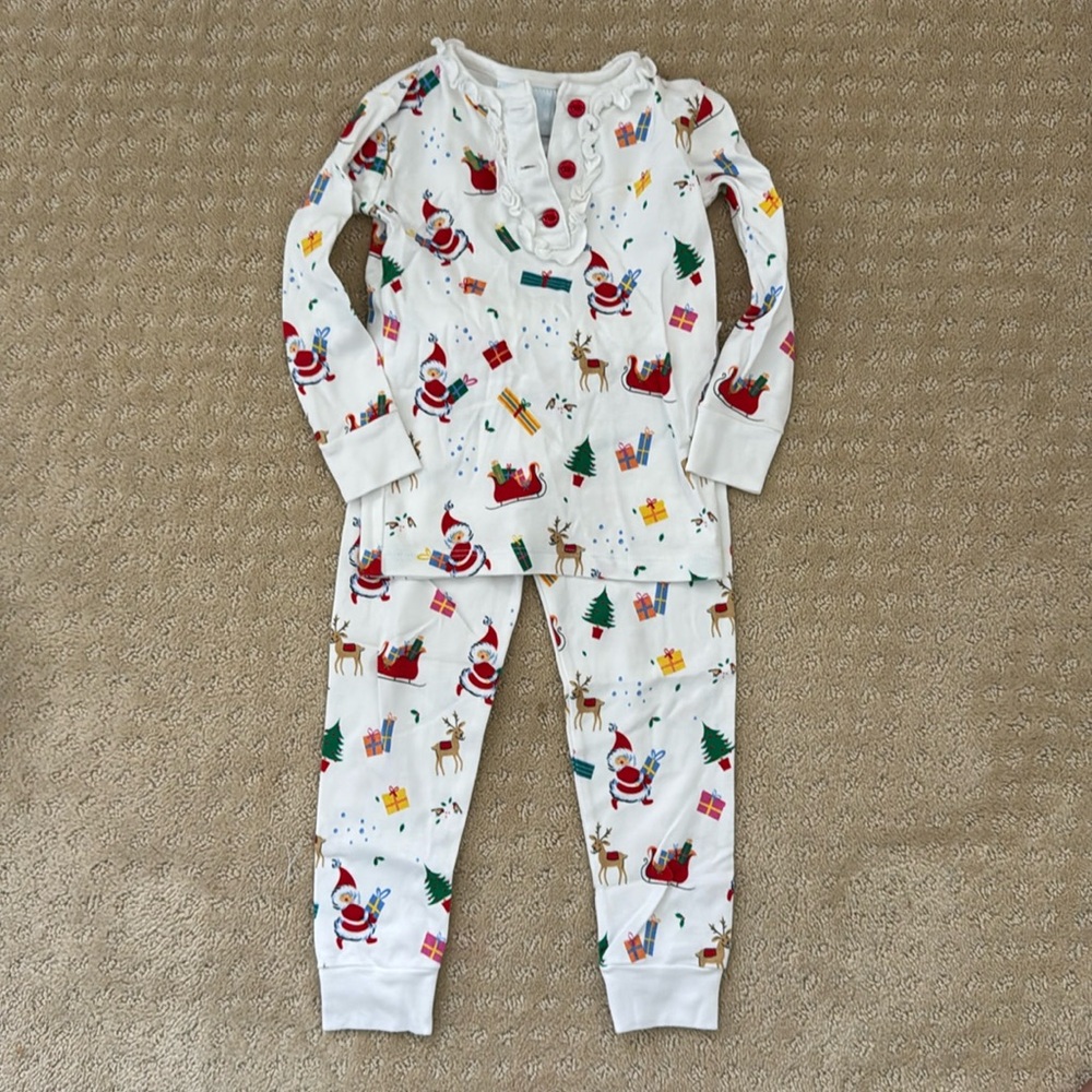 Little English Christmas Pajamas EUC